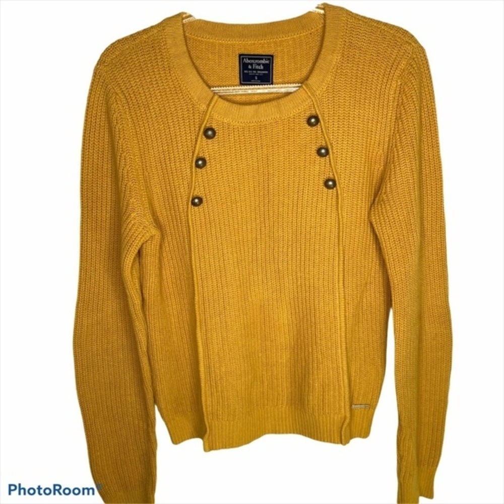 Abercrombie & Fitch Mustard Goldenrod Sweater
